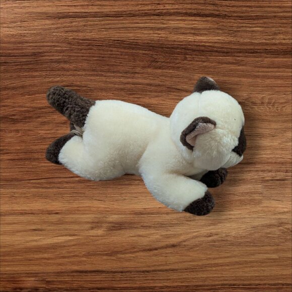 Miyoni by Aurora Siamese Cat Plush Kitten Stuffed Animal toy  Blue eyes - Picture 2 of 8